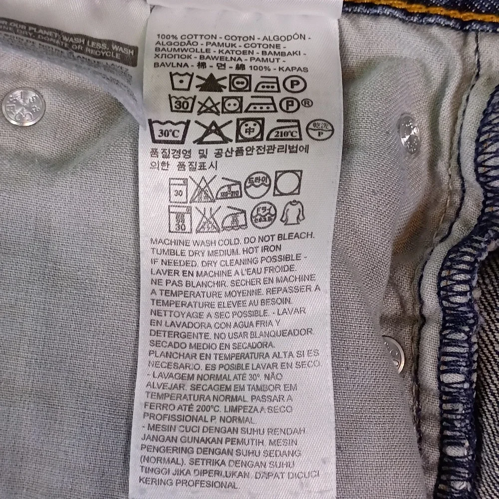 Levis‎ 505 Regular Fit Jeans Mens 40x30 Blue Denim Straight Leg Rare Tag